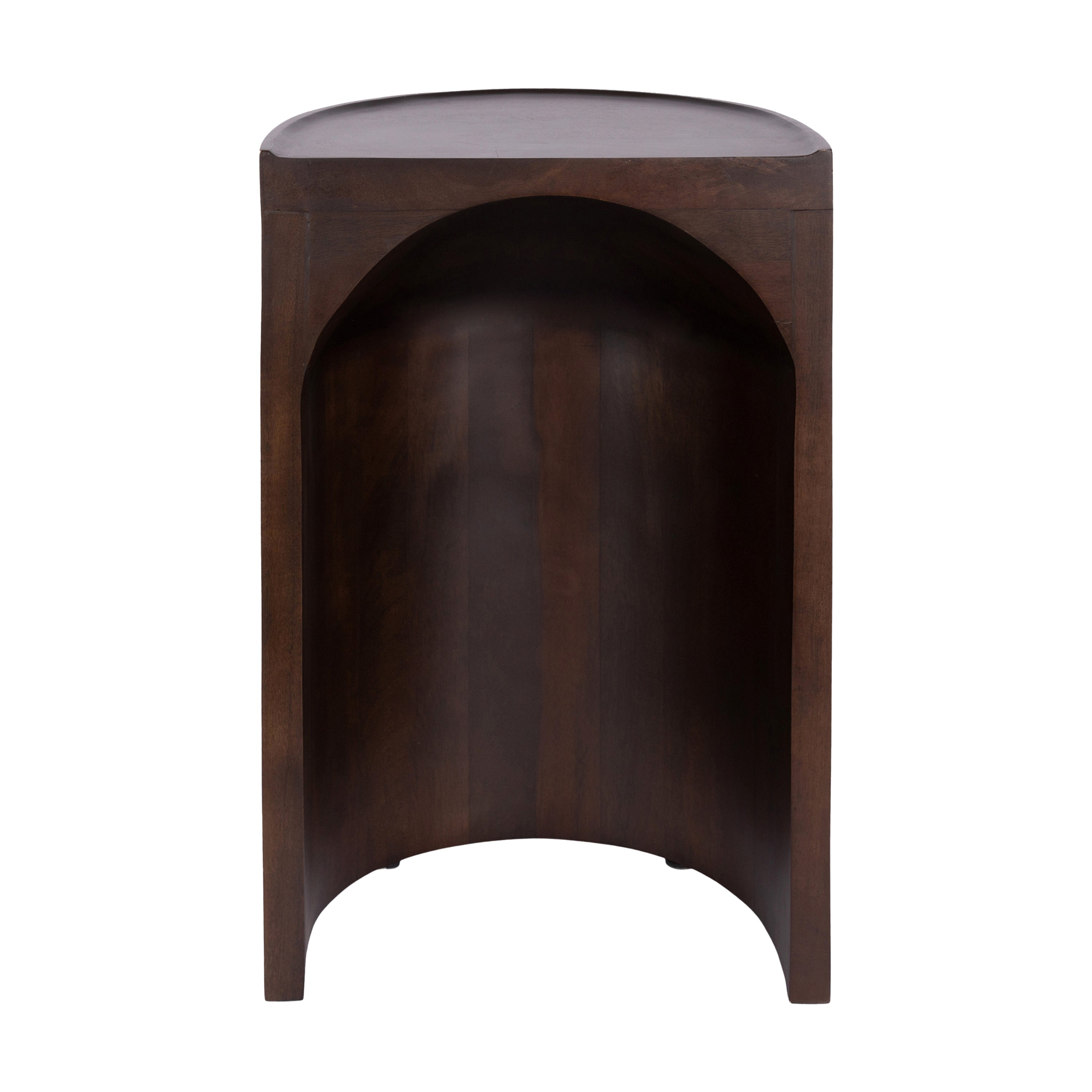 Side Table 14x10x22 Dark Brown 5