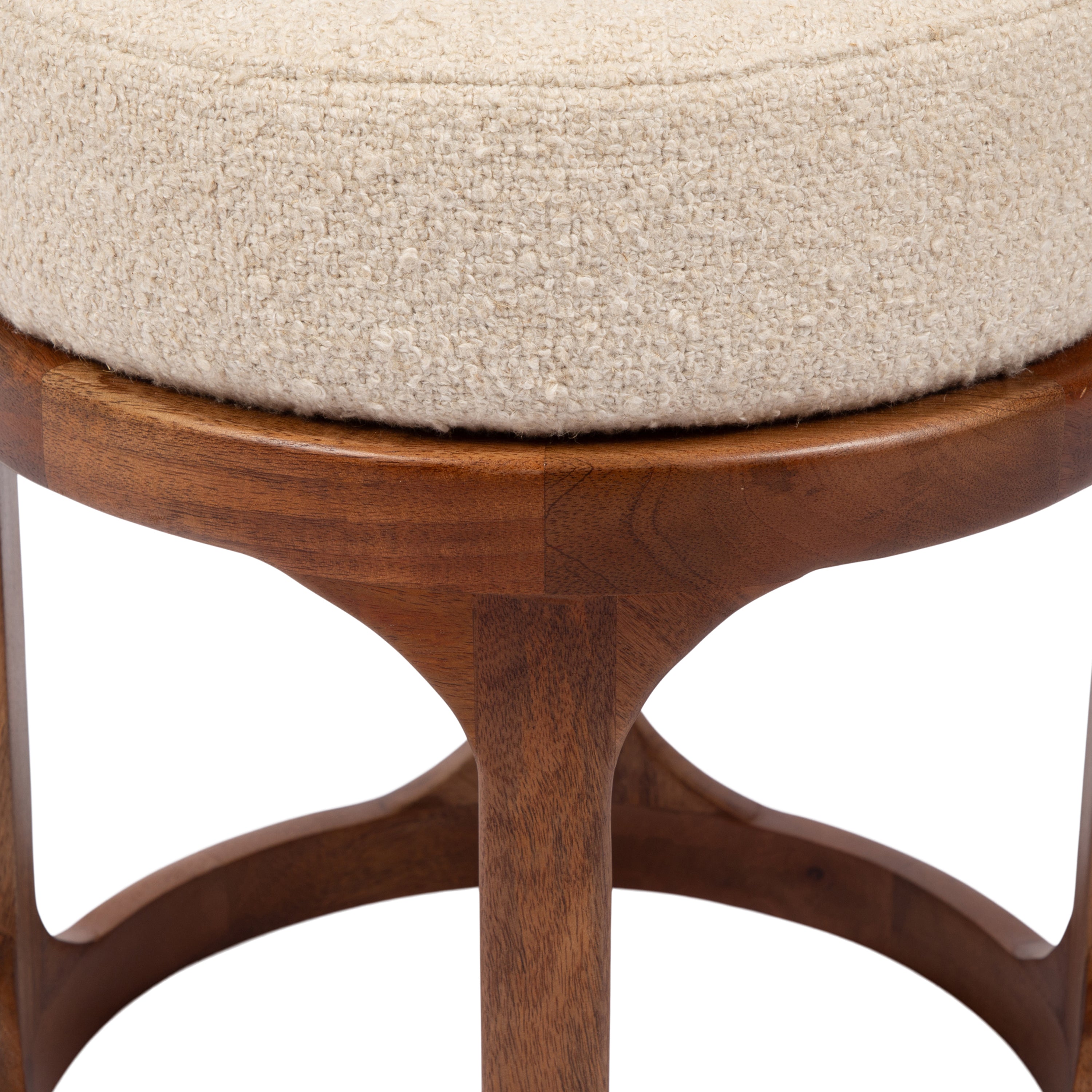 Standard Ottoman Walnut Brown 16x16x18 3