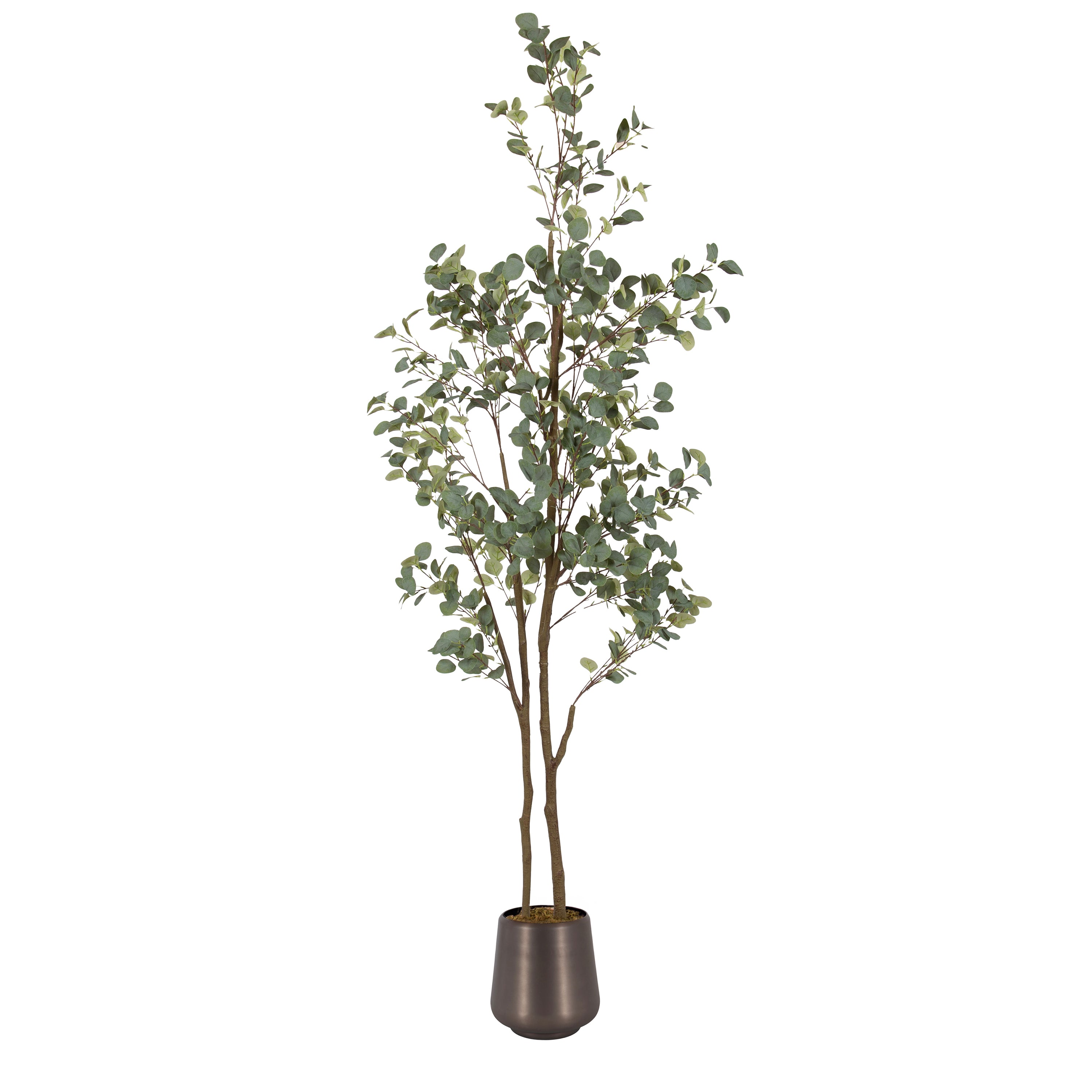 Faux Tree Pewter 8' 1