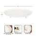 Serving Tray 16" Diameter White 2