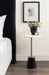 Side Table White Black 14x14x24 7