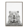 Sylvie Bear Framed Canvas by Simon Te Tai