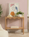 Console Table Natural Beige 32x12x31 7