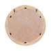 Round Mirror Natural Beige 26" Diameter 4