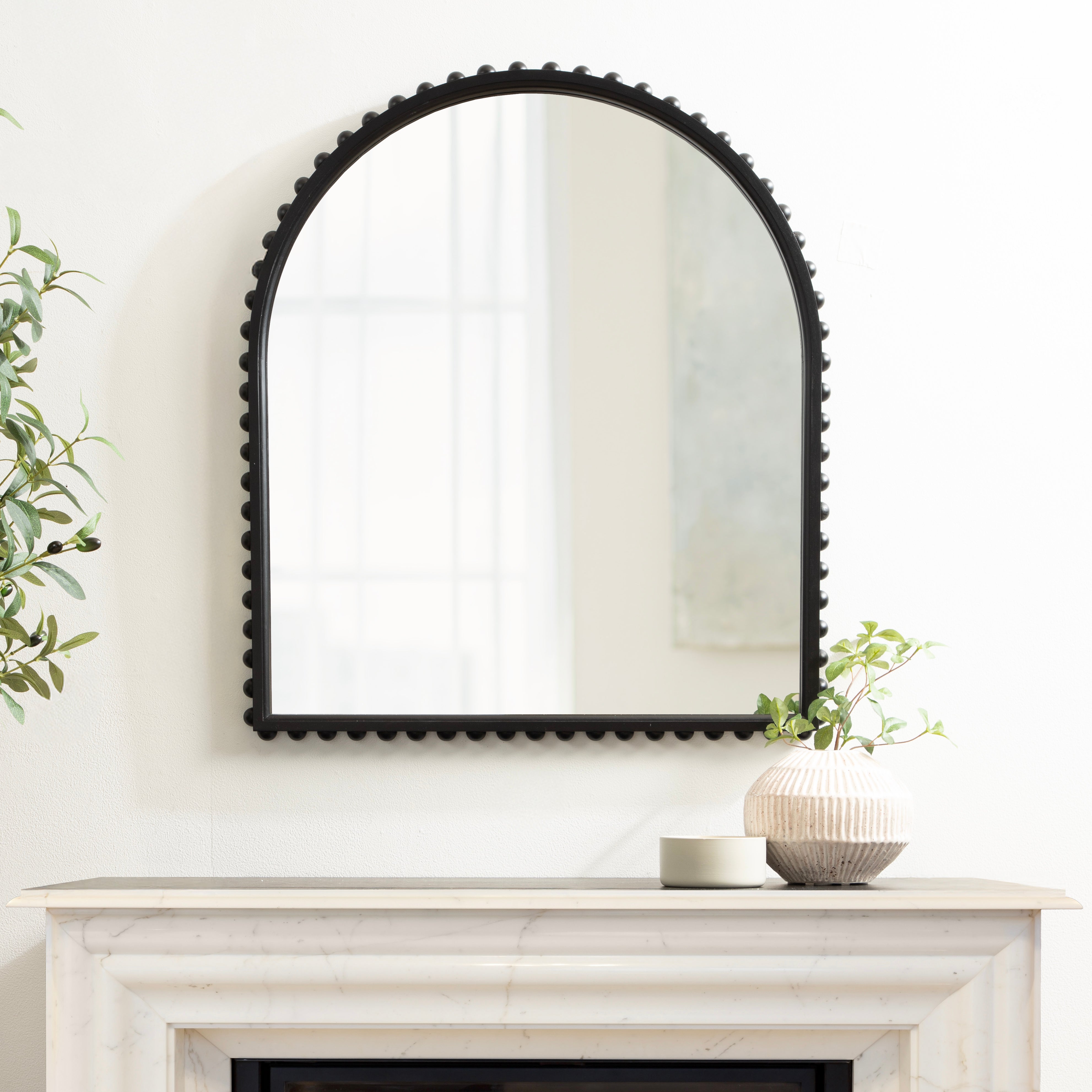 Arch Mirror Black 28x32 6