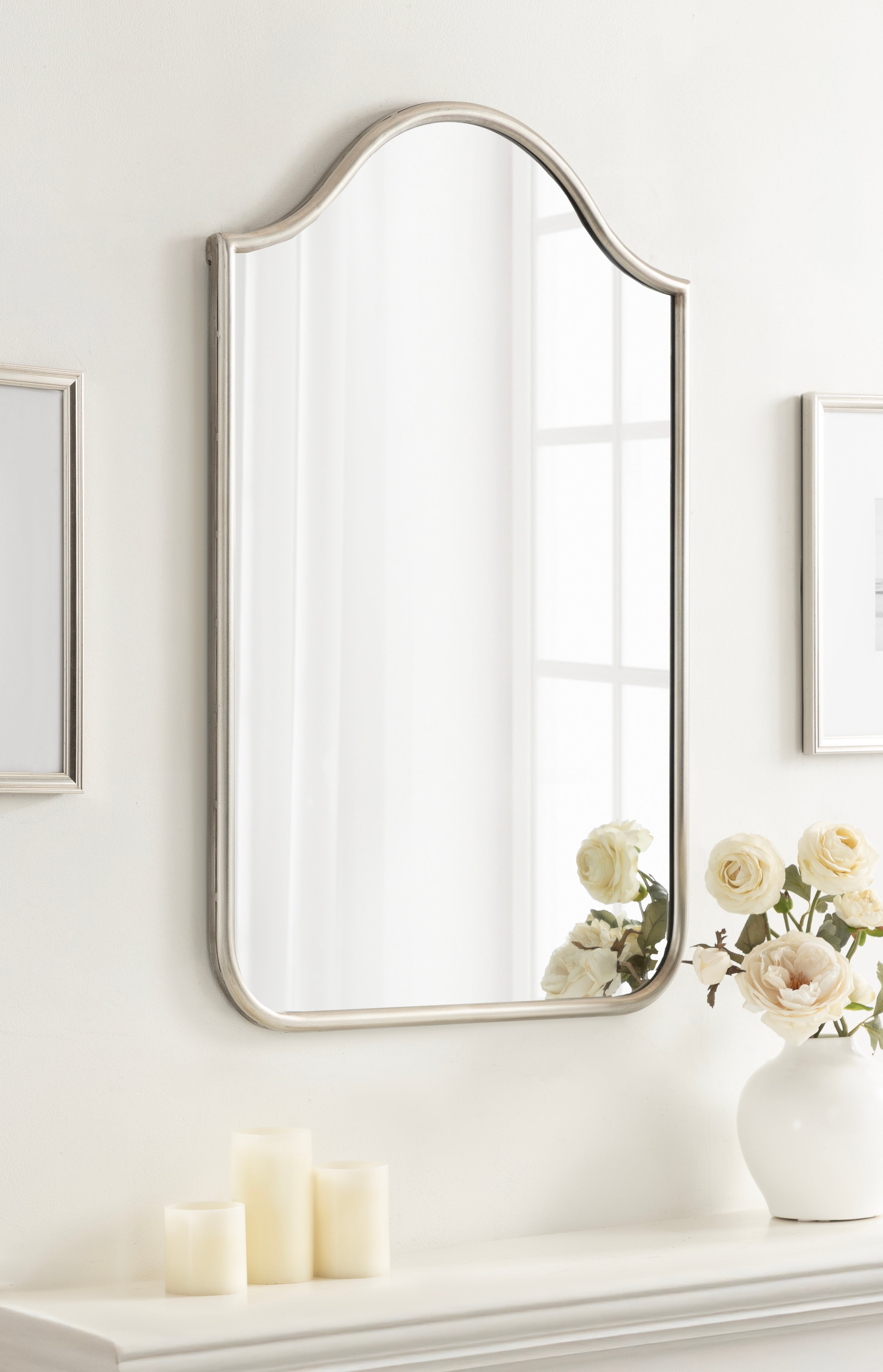 Arch Mirror 24x36 Silver 6