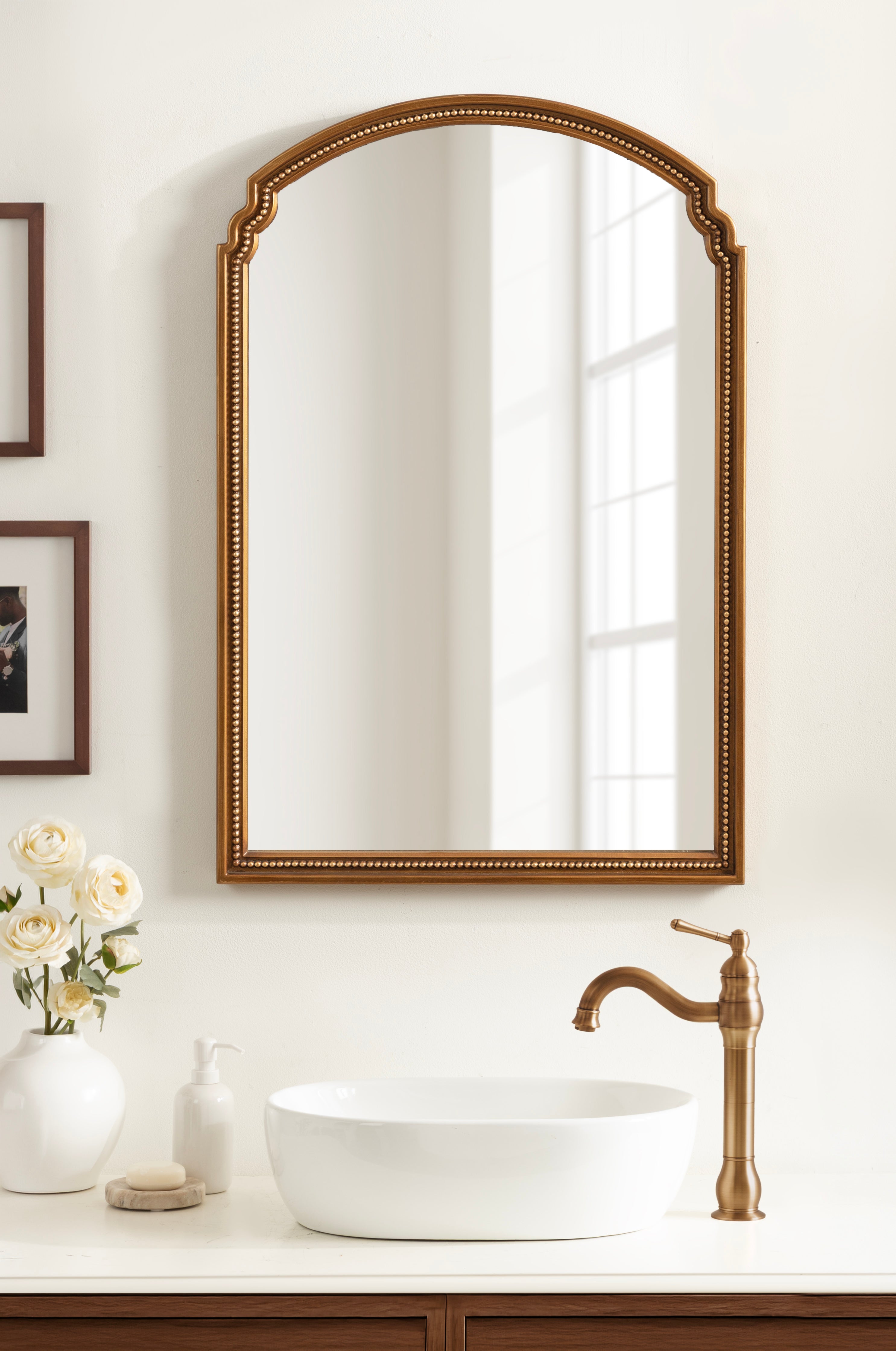 Arch Mirror 24x36 Gold 6