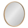 Occonor Wood Round Mirror