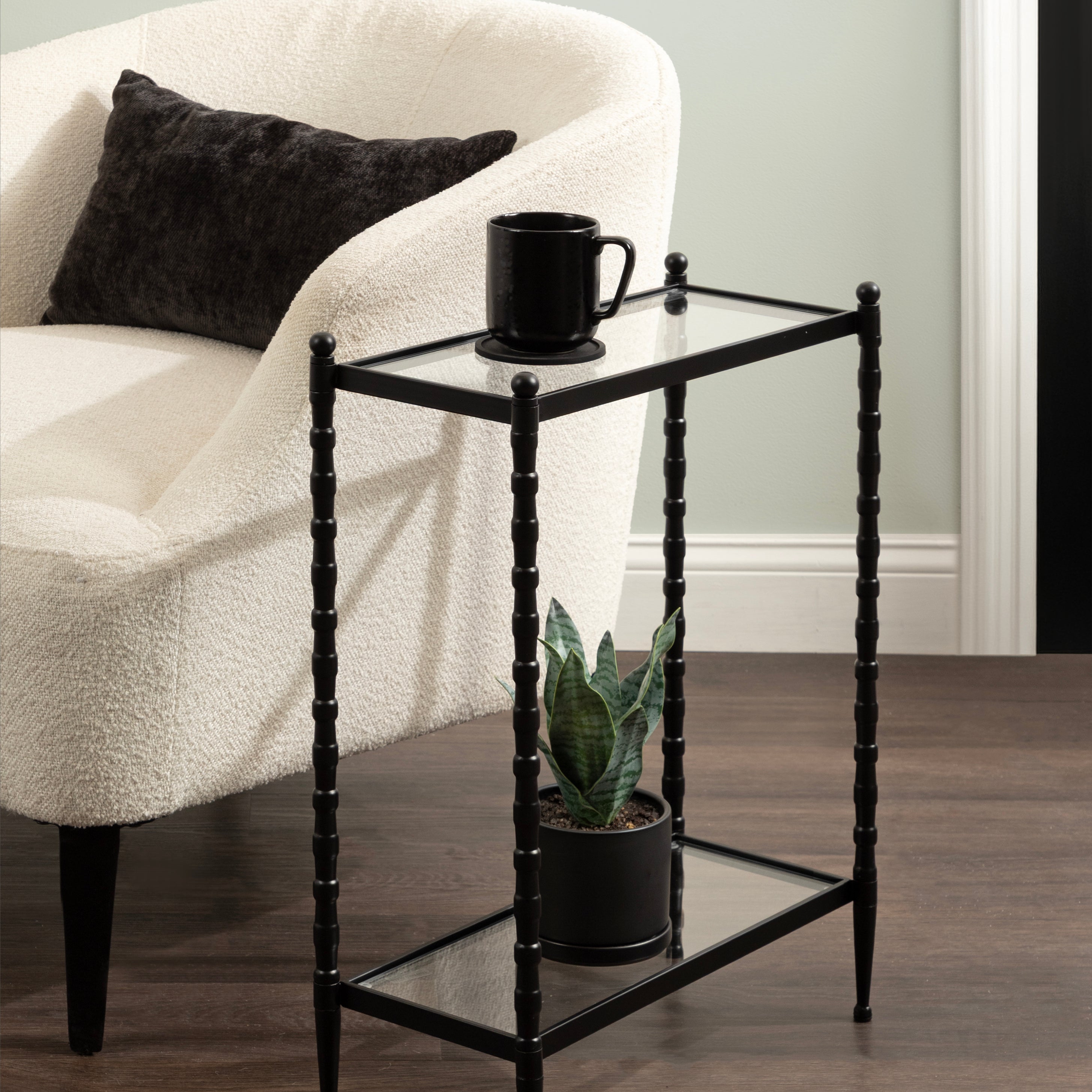 Side Table 18x8x25 Black 6