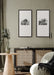 Wall Frame Black 14x30 matted to 8x10 7
