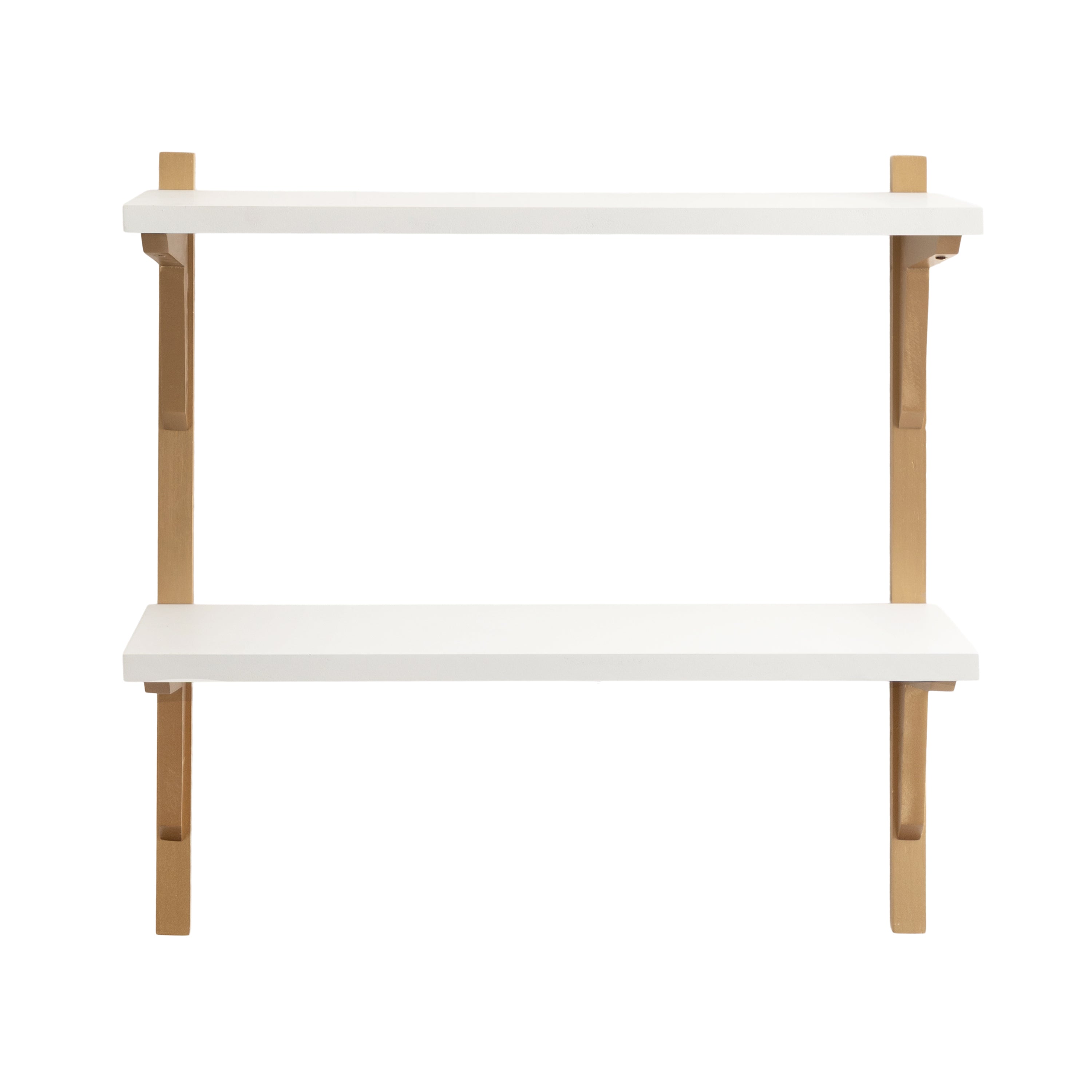 Accent Shelf White Gold 24x8x24 5
