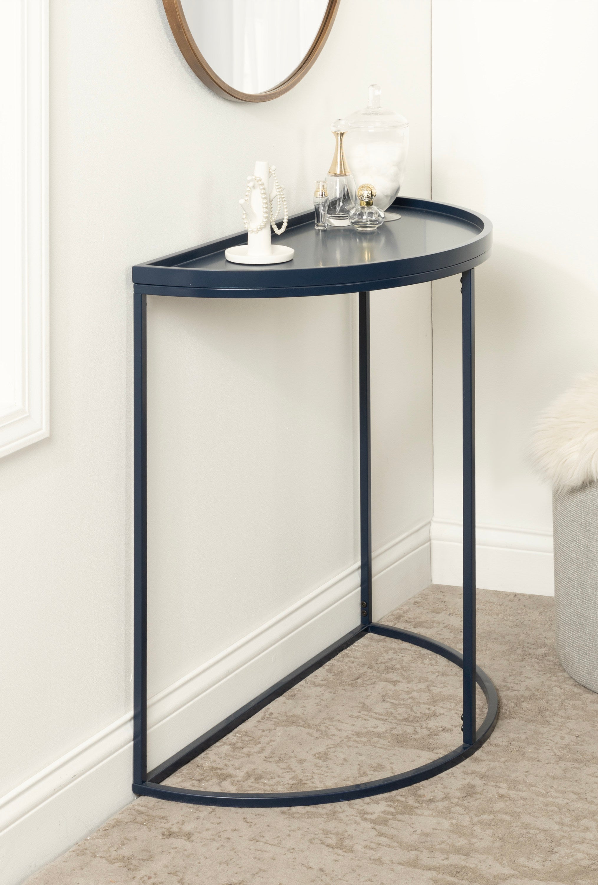 Half oval console table discount