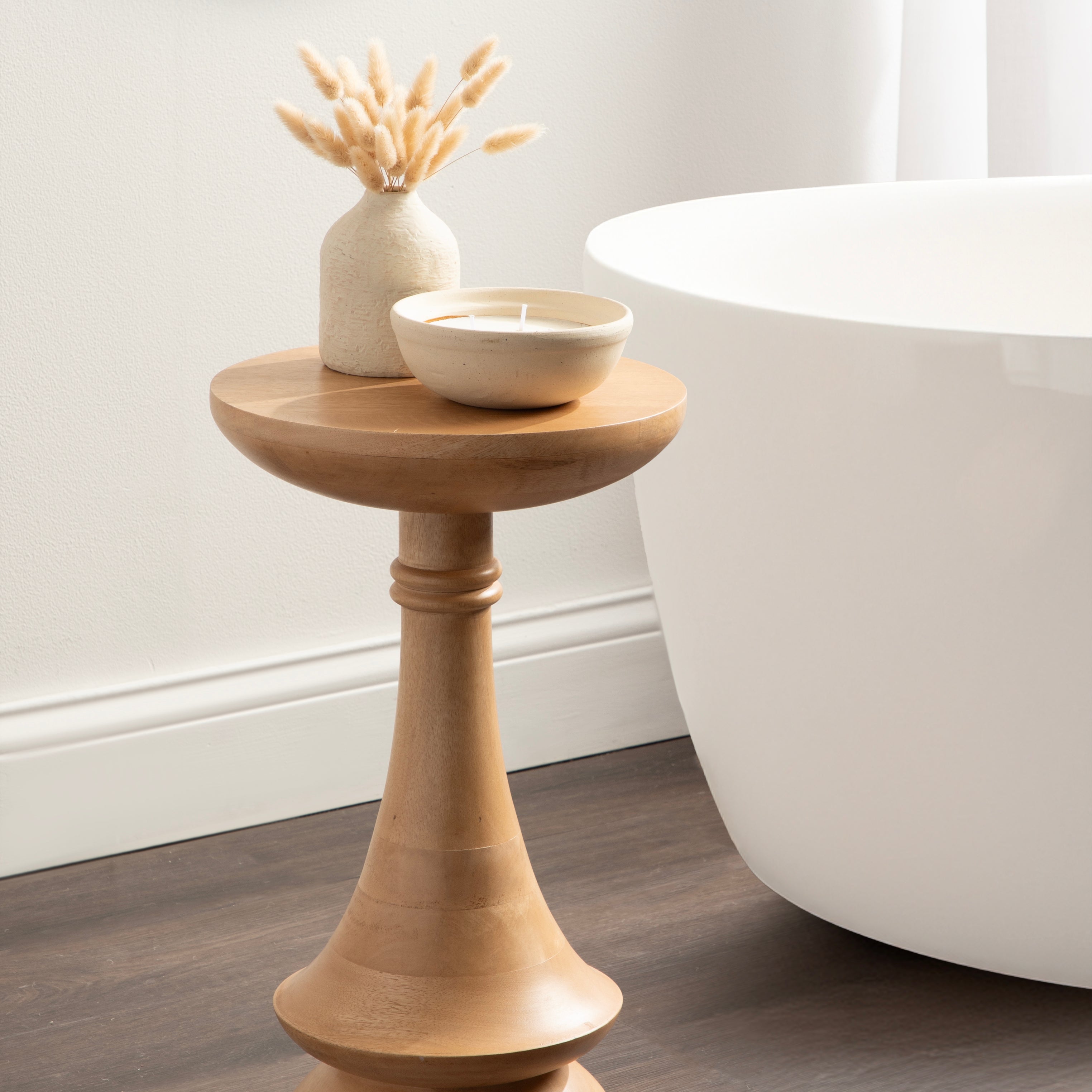 Side Table 12x12x20 Natural 7