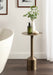Side Table Gold 14x14x24 7