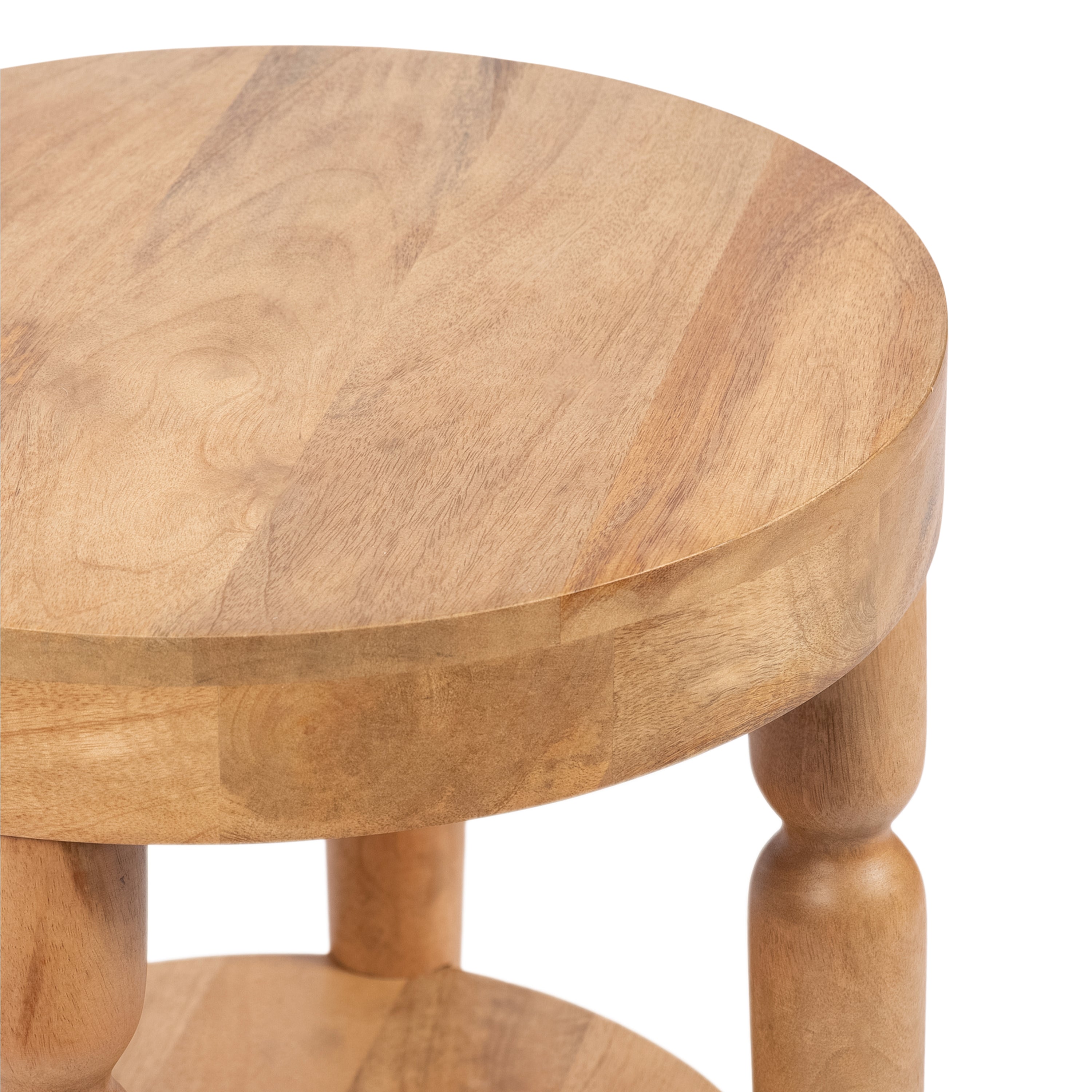 Side Table Natural Biscuit 16x16x24 3