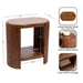 Side Table Walnut Brown 22x13x22 2