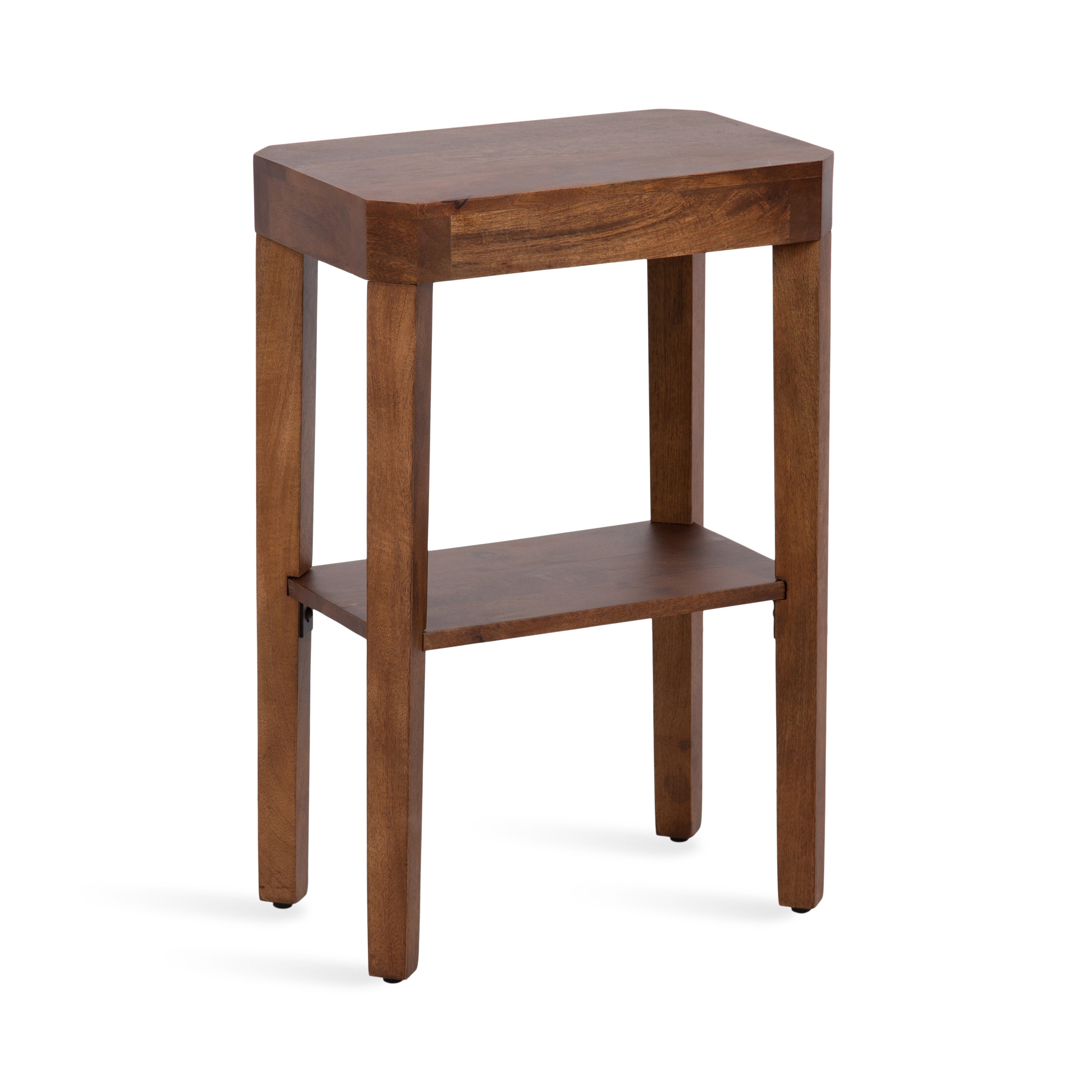 Side Table Walnut Brown 16x10x25 1