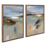 Sylvie Big Sur I and II Framed Canvas Art Set by Nikita Jariwala