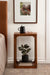 Side Table Walnut Brown 16x8x24 7
