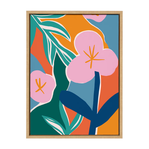 Sylvie Oaxaca Garden Framed Canvas by Kate Aurelia Holloway