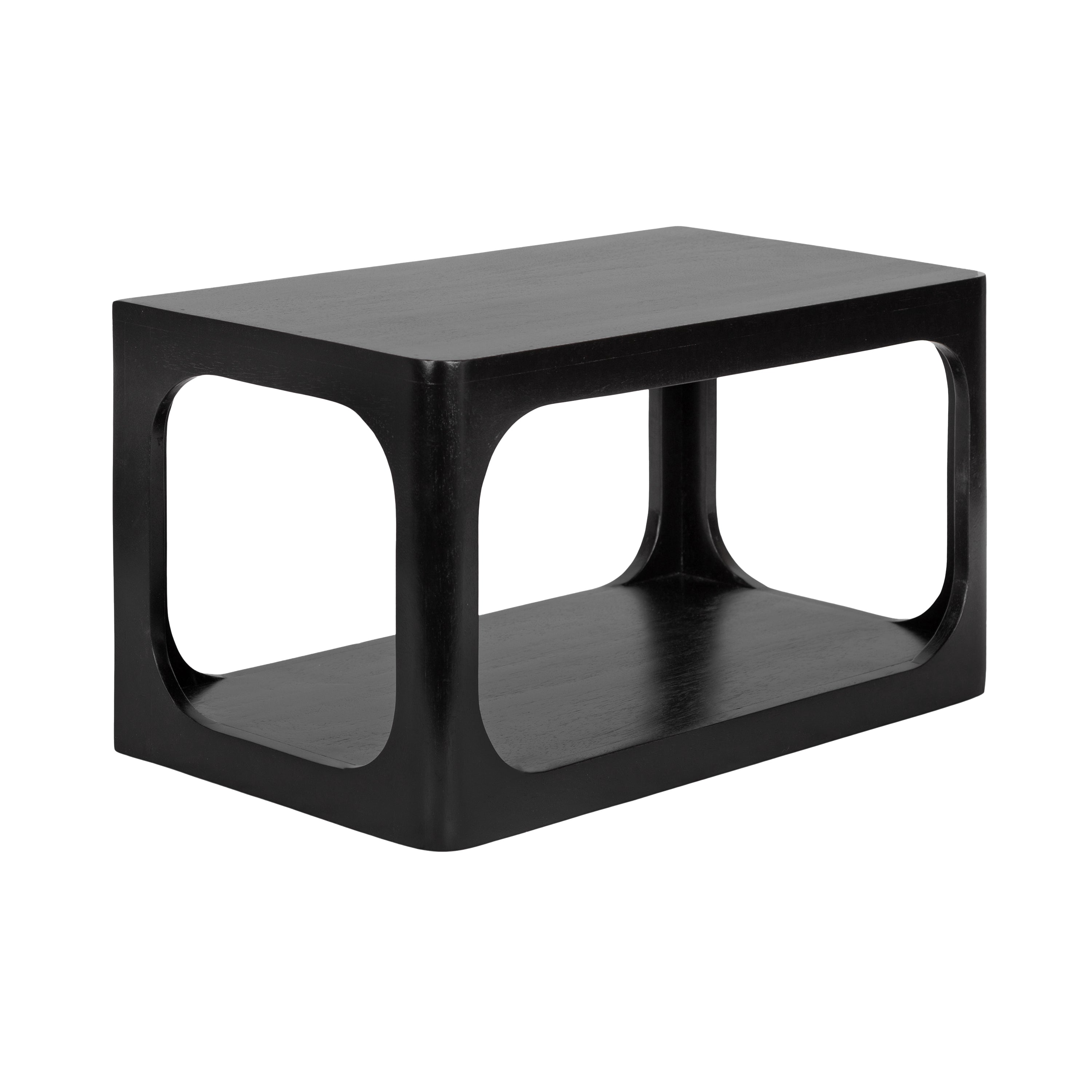 Floating Side Table Black 18x10x10 1