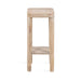 Side Table Natural Beige 12x12x28 5