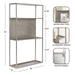 Accent Shelf Silver 18x32 2