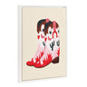 Sylvie Cowgirl Boots Framed Canvas by Tània García