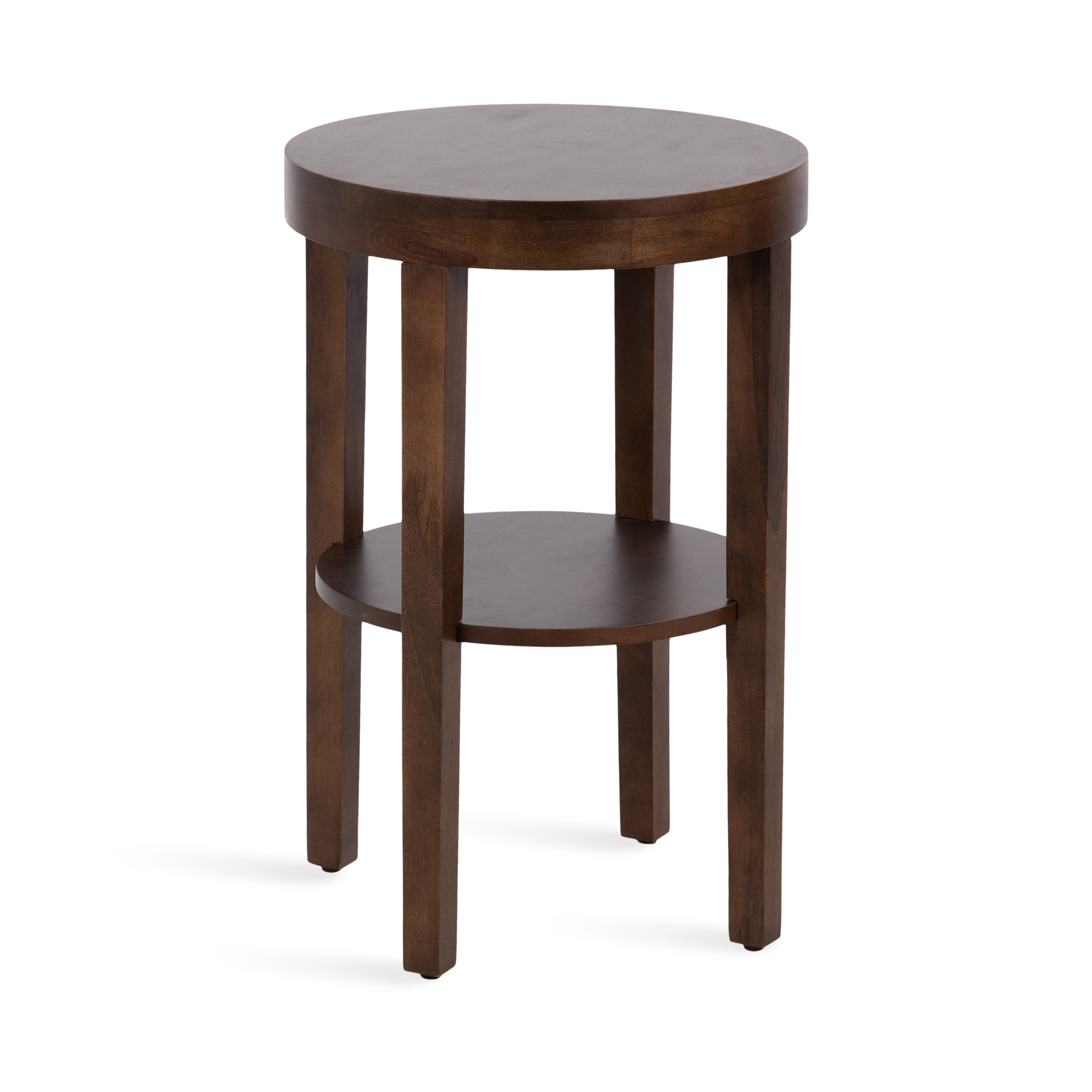 Side Table Dark Brown 16x16x24 1