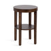 Side Table Dark Brown 16x16x24 1