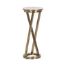 Aja Modern Metal Drink Table