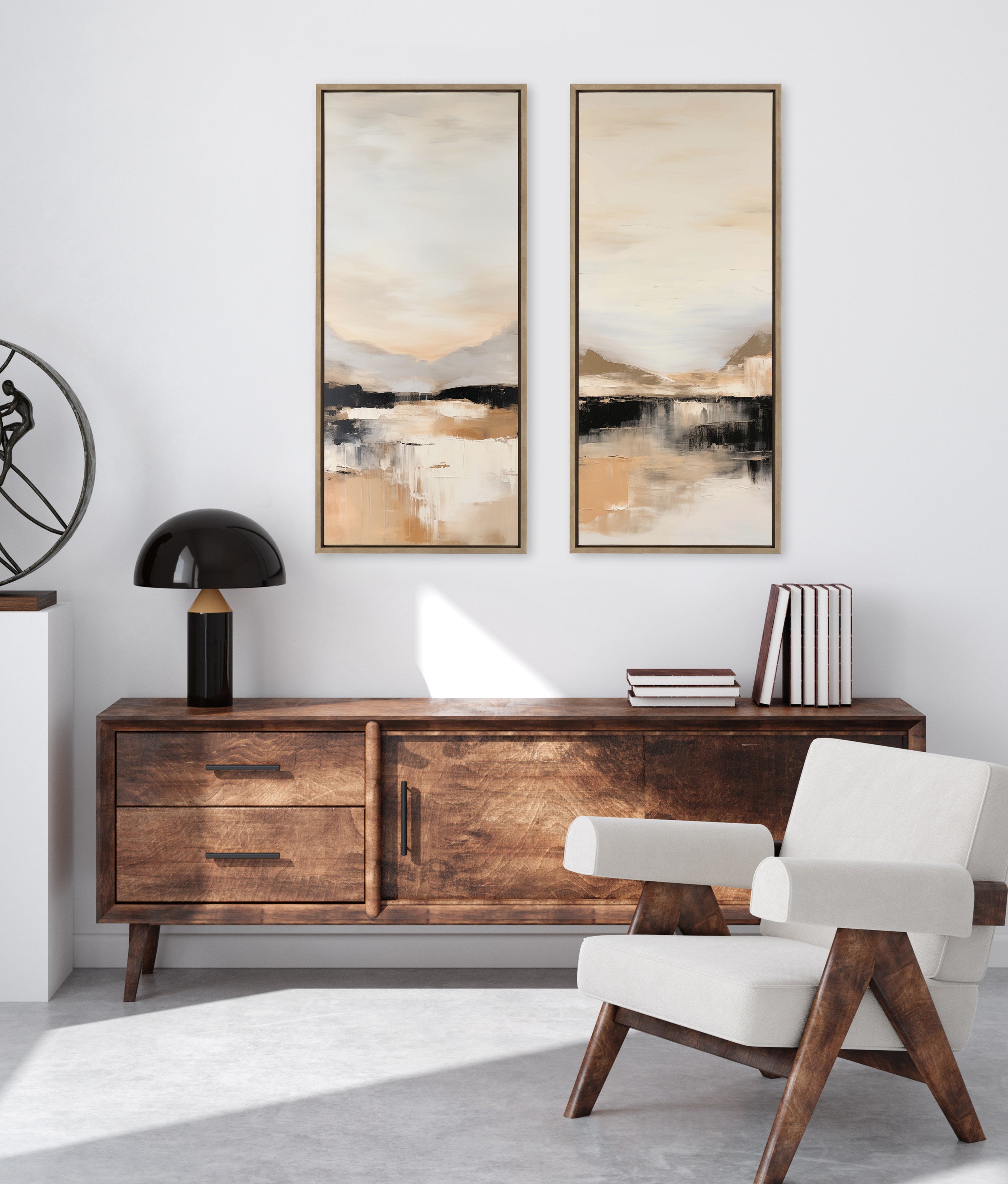 Sylvie Peaceful Landscape III Framed Canvas by Amy Lighthall
