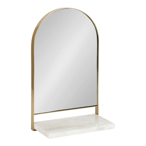 Chadwin Arch Wall Mirror with Shelf