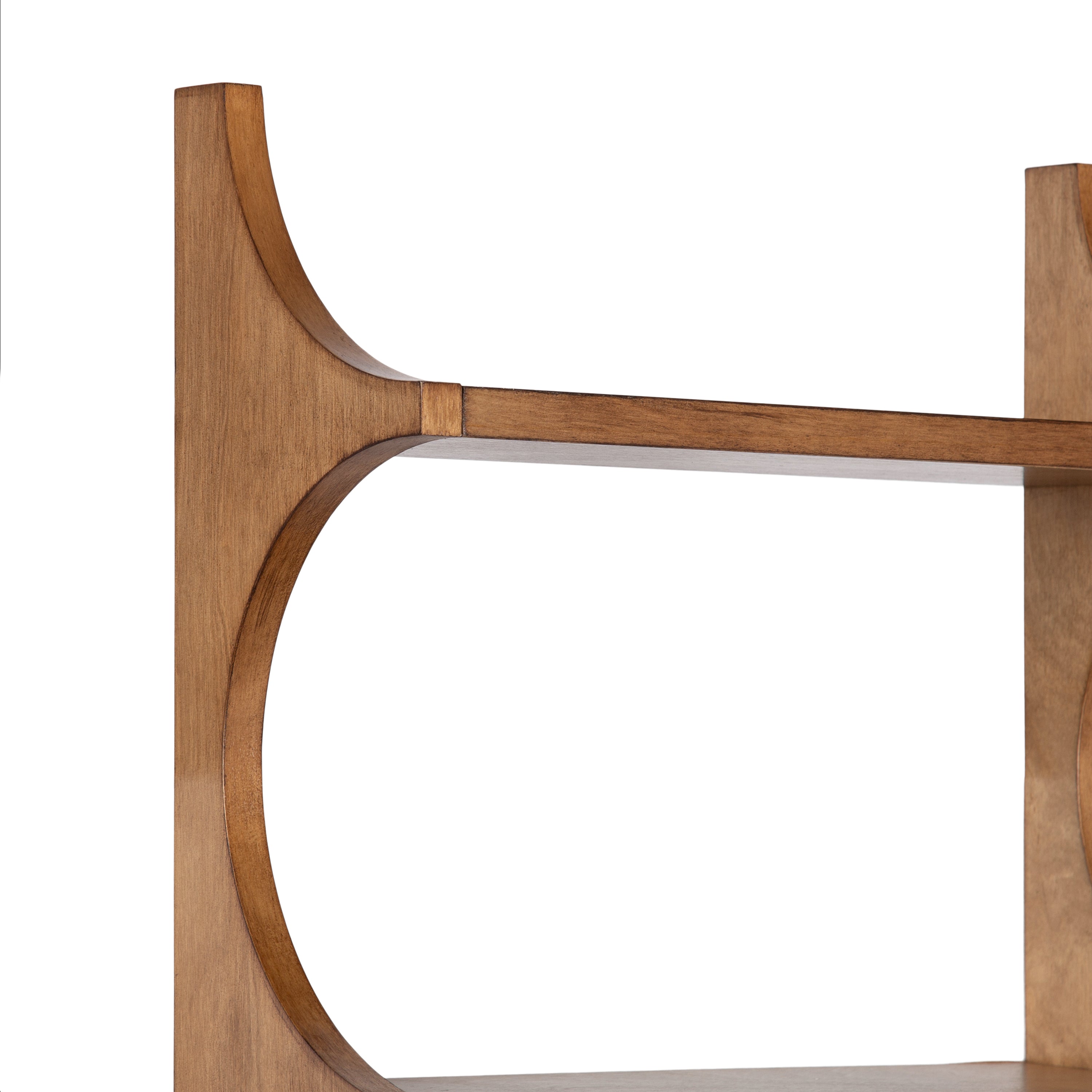 Accent Shelf 18x6x30 Rustic Brown 3