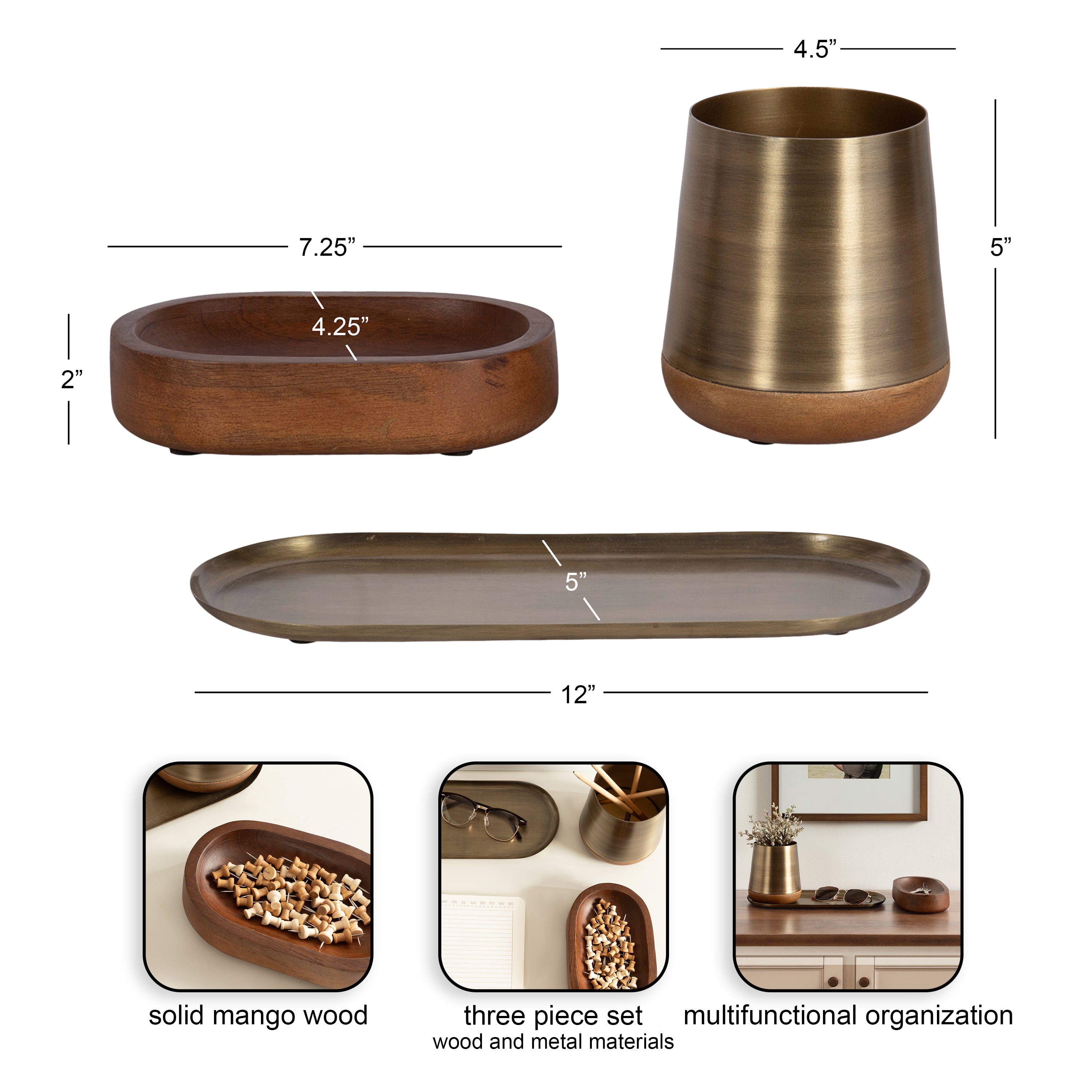Koni 3 Piece Organization Set