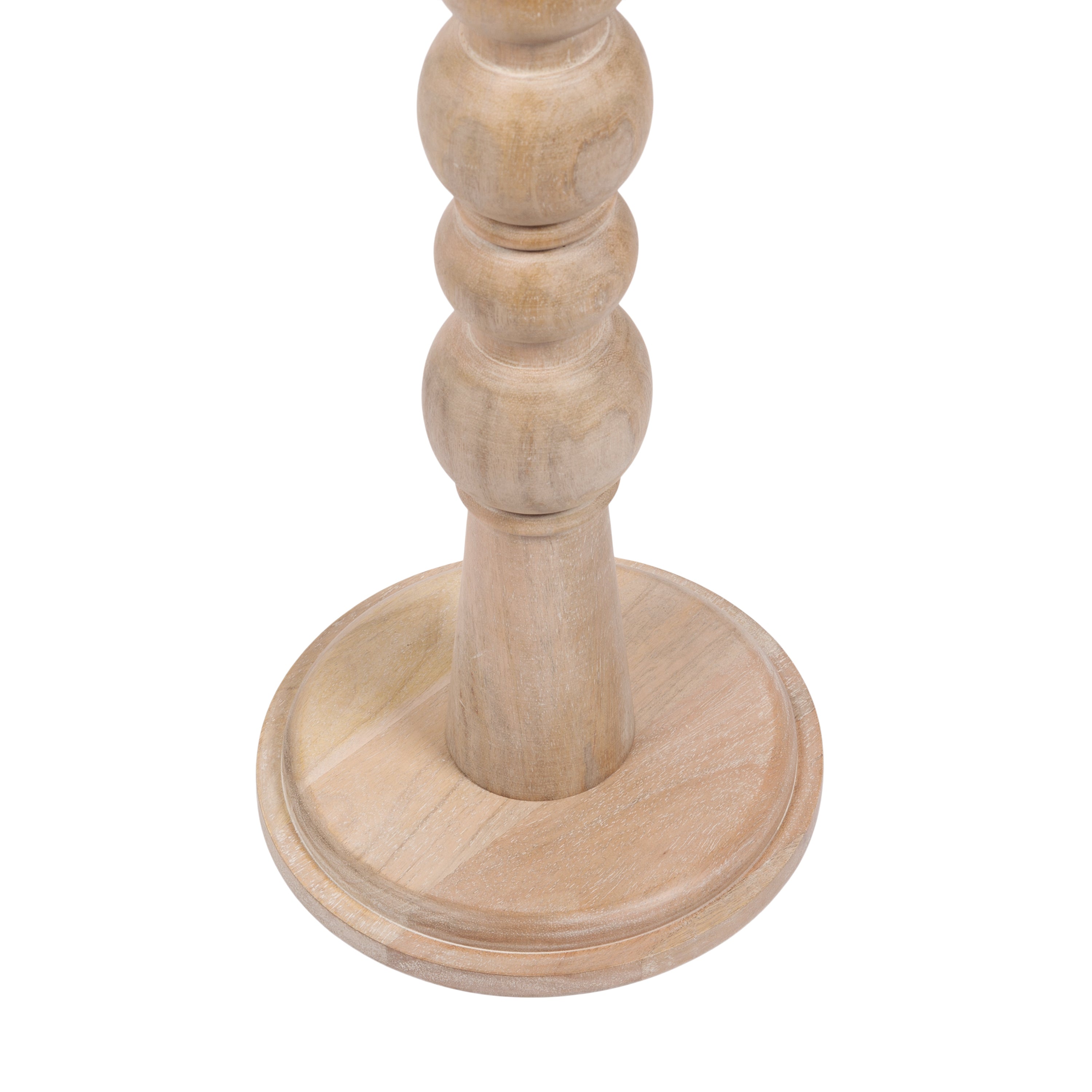 Side Table Natural Beige 12x12x30 5