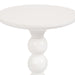 Drink Table White 9x9x22 3