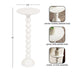 Drink Table White 9x9x22 2