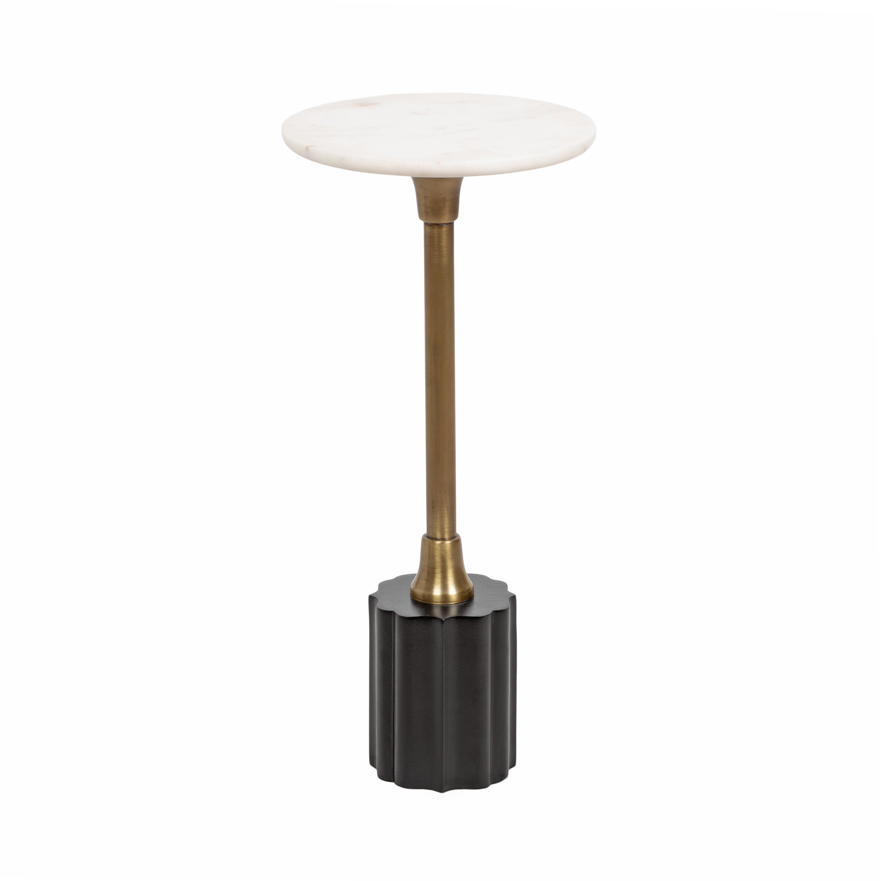 Drink Table Gold Black 10x10x22 1