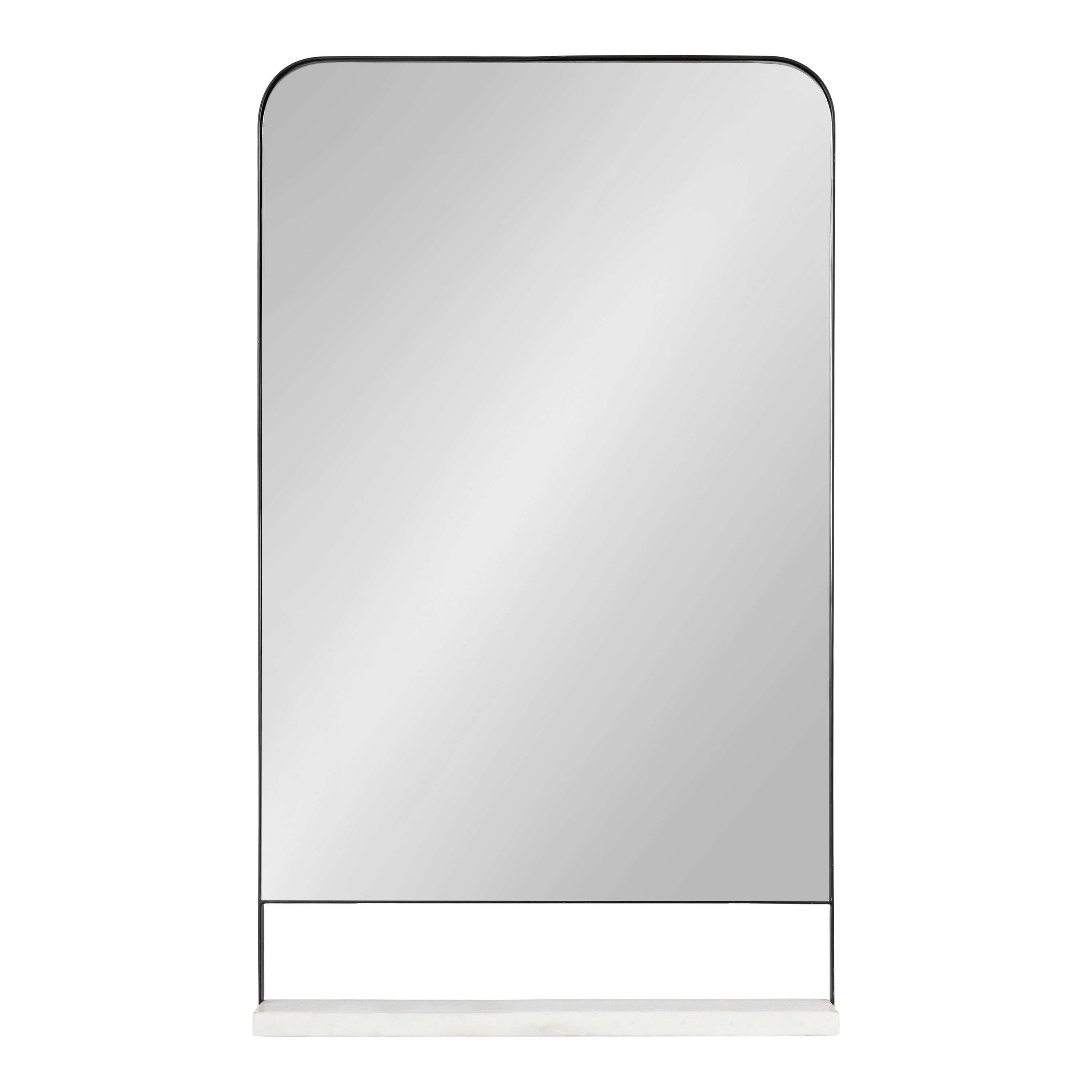 Chadwin Rectangle Wall Mirror with Shelf