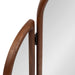 Functional Mirror Walnut Brown 32x28 3