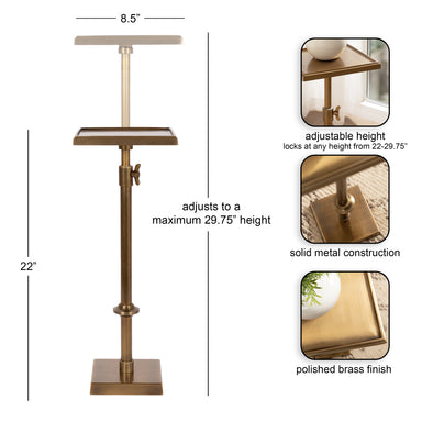 Drink Table 9x9x30 Gold 2
