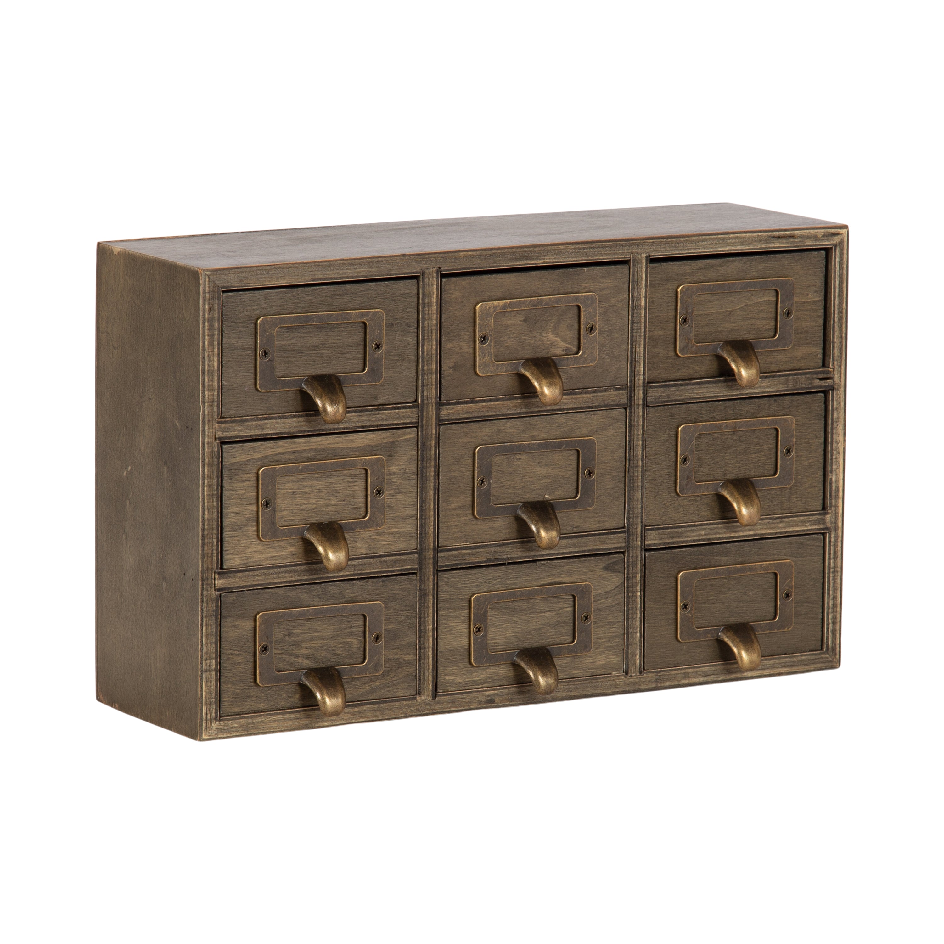Drawers Rustic Brown 9 Drawers 1