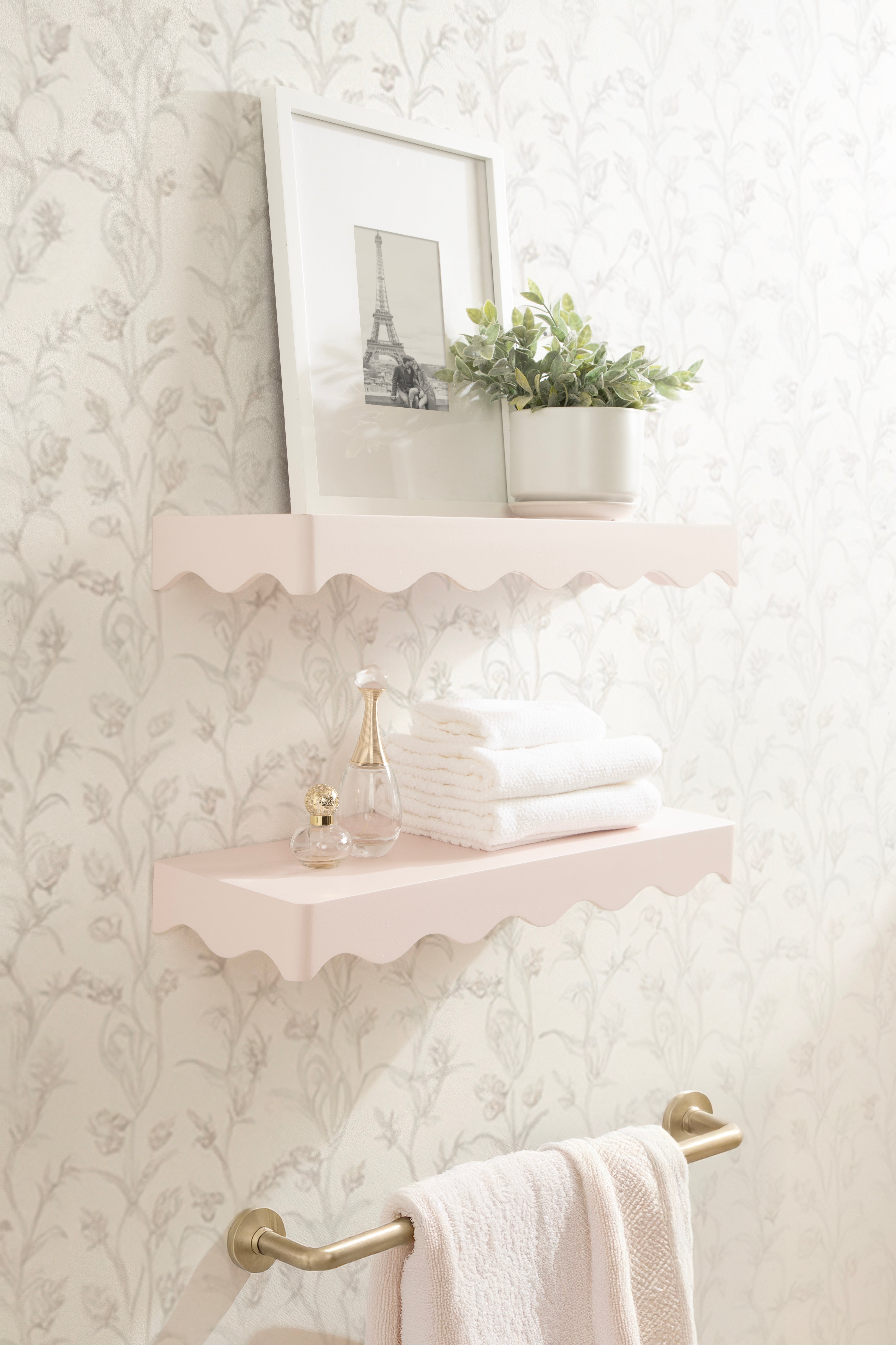Maida Wood Floating Shelves