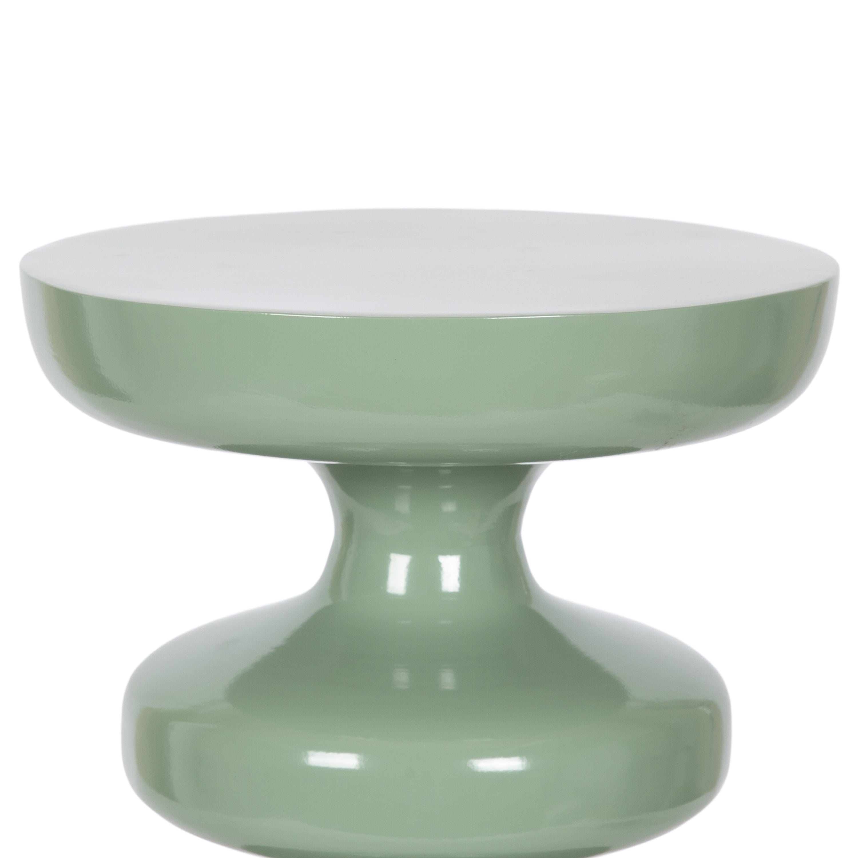 Side Table Green 12x12x21 3