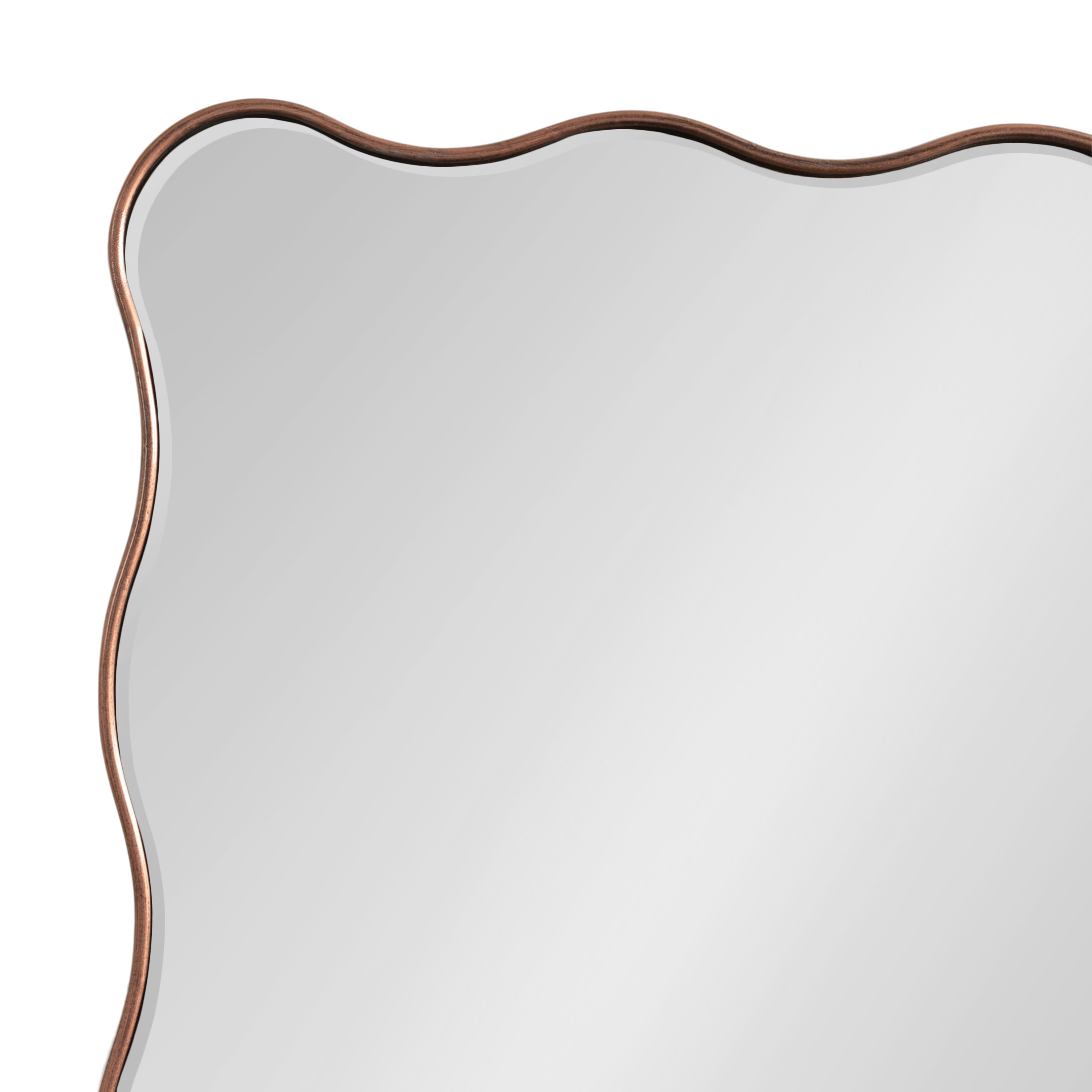 Viona Rectangle Scalloped Mirror