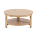Coffee Table Natural Beige 34x34x17 5