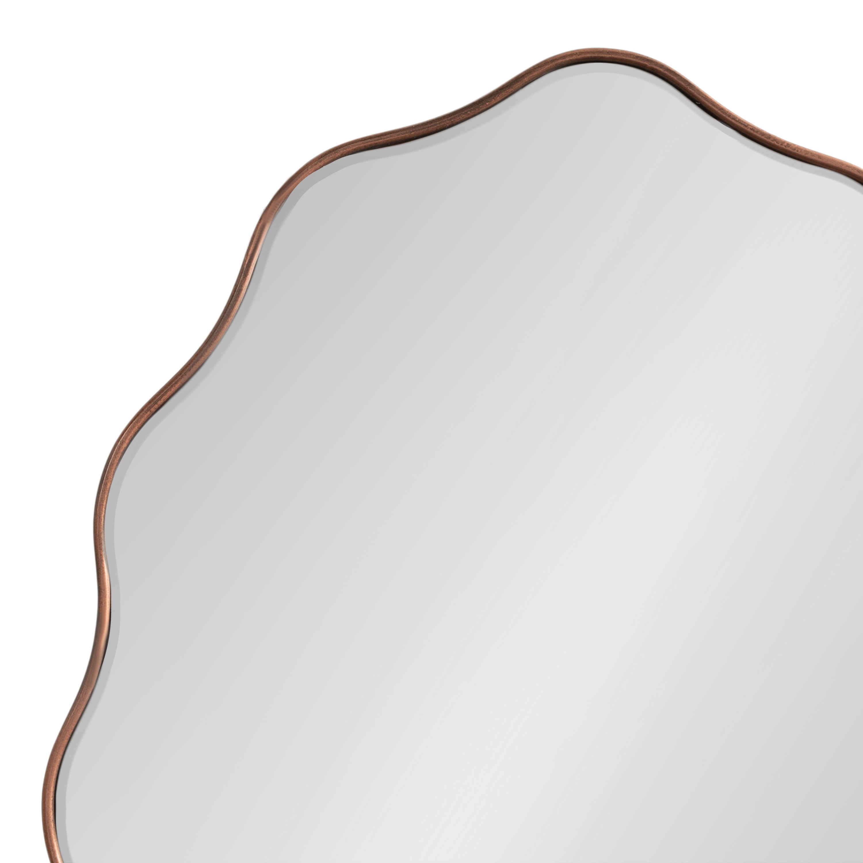 Viona Oval Scalloped Mirror