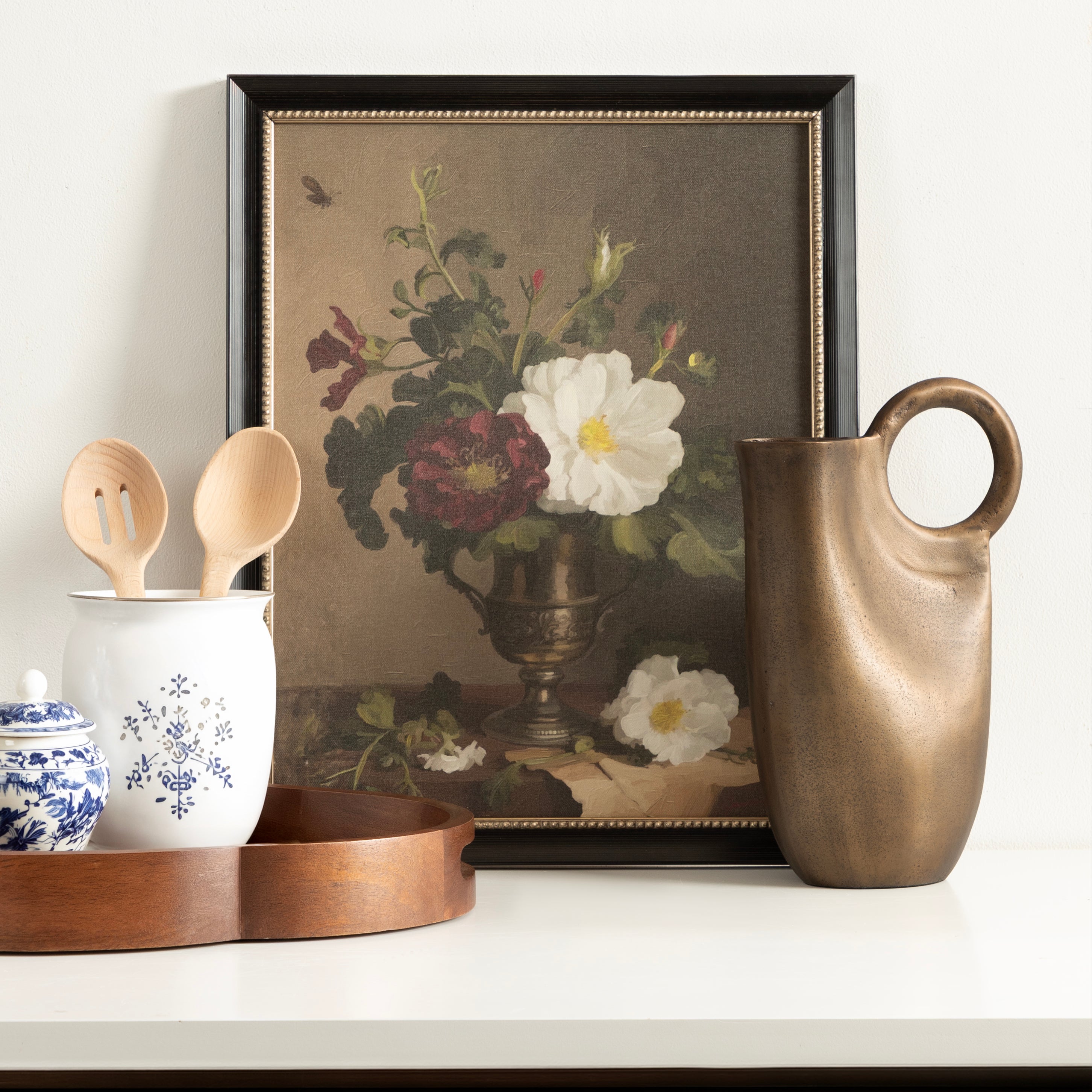 Vase 8x4x12 Gold 6