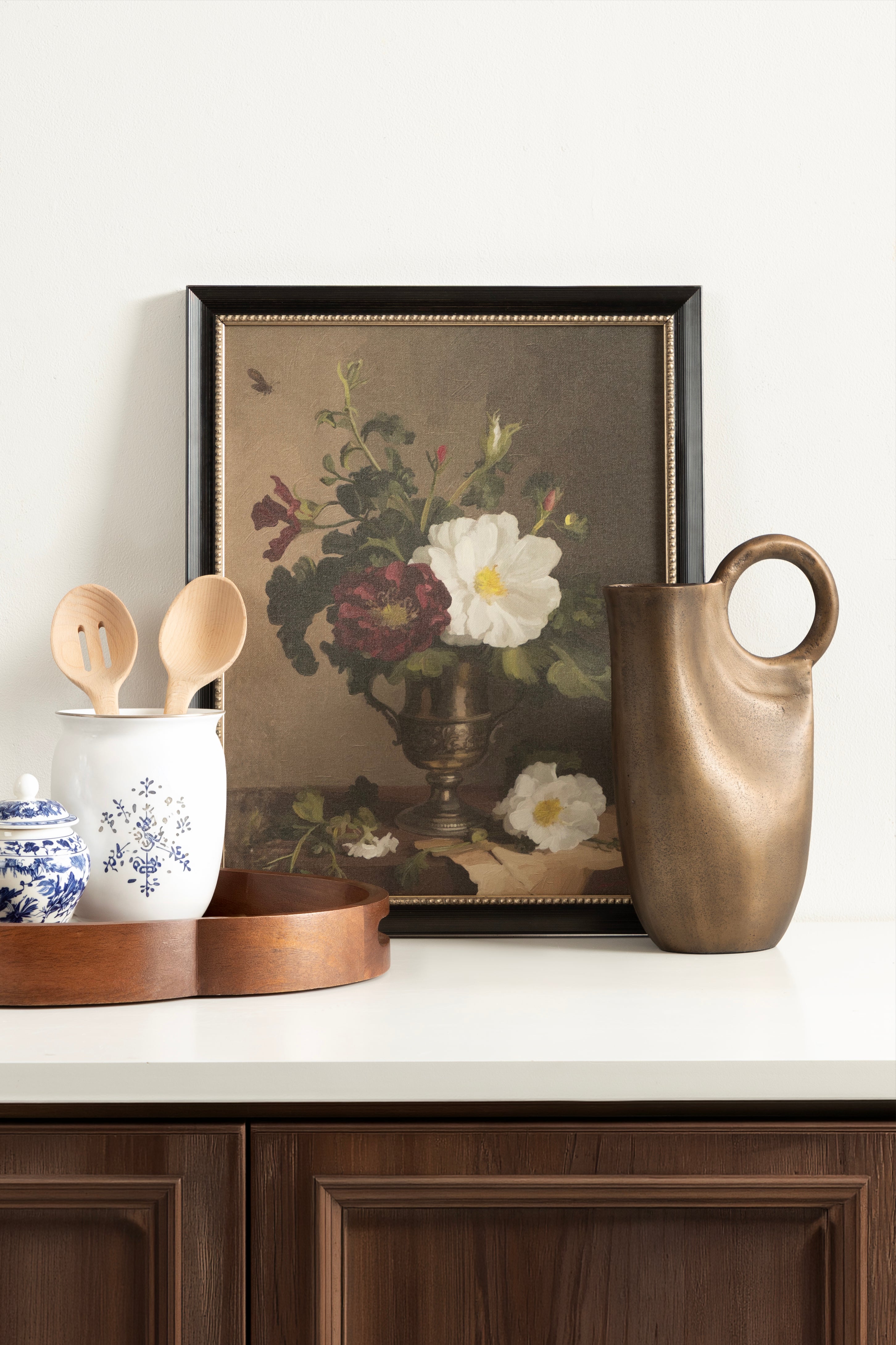 Vase 8x4x12 Gold 6